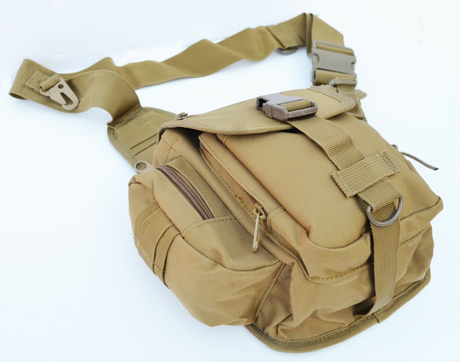 Molle Army Carry side bag Tactical Gun Range utility backpack pouch