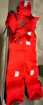 Mustang Survival Cold Water Neoprene Immersion Suit, CLOSE-OUT, Child, New,1/lot