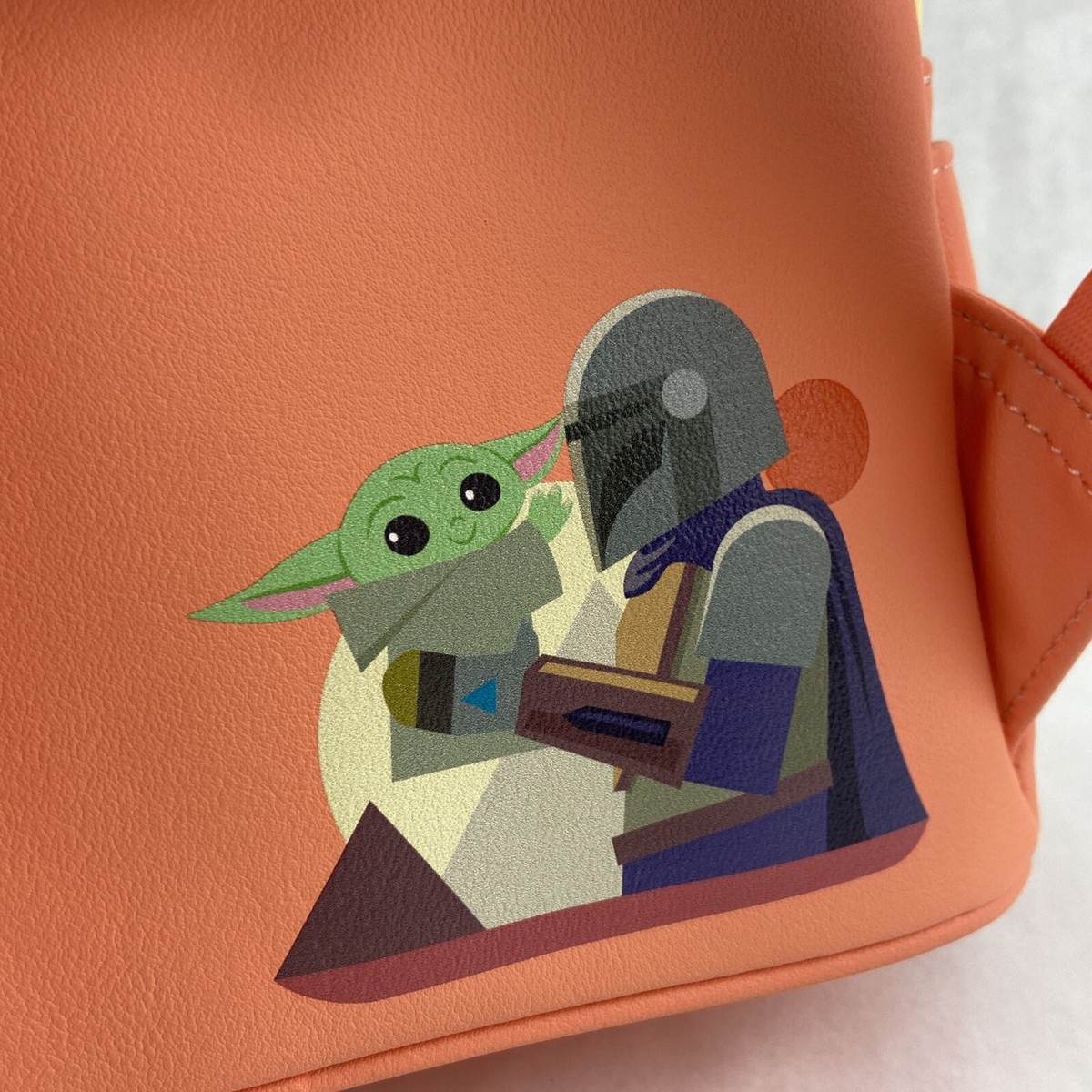 Loungefly The Mandalorian And Grogu Hover Cradle Backpack New! Loungefly The Mandalorian Mini Backpack Grogu Hover Cradle  main image 3