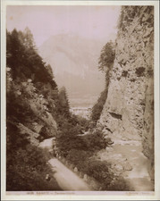 Switzerland, Tamina Vintage Print Print Print, Citrate Print 27x21.5 Circa 189