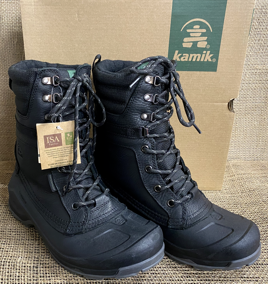 Kamik Men's Labrador Snow Boots, Black Black Blk, Narrow