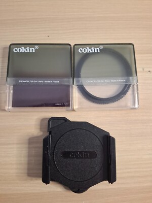 2 x Cokin Cromofilter Kamera Objektiv Filter & Mount Halter