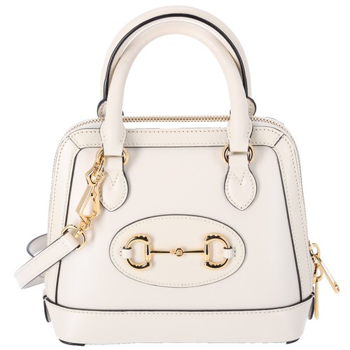 GUCCI 02888 Logo W Zip Zip Bag Pouch Clutch Bag with Handle