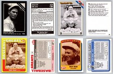 Dizzy Dean 4 Card Lot - St. Louis Cardinals / Browns / Chicago Cubs - HOF