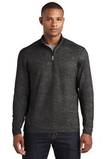 Sport-Tek Sport-Wick Stretch Reflective Heather 1/2-Zip Pullover ST855