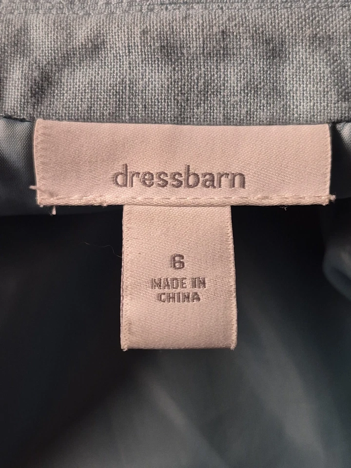 Blazer para mujer Dressbarn azul iceberg talla S Foto 4 de 4