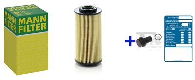 MANN Ölfilter + Ölablassschraube für HYUNDAI ELANTRA GETZ i10 MATRIX