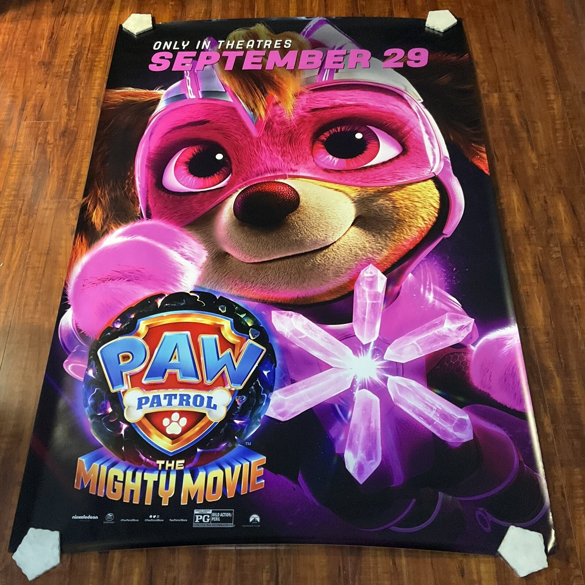 PAW PATROL The Mighty Movie *Skye Authentic Bus Stop Movie Poster  48x70inches