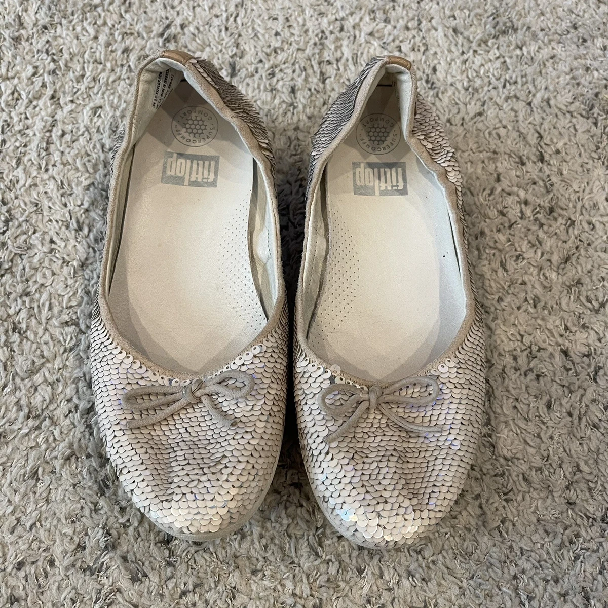 Fitflop sequin ballerina clearance