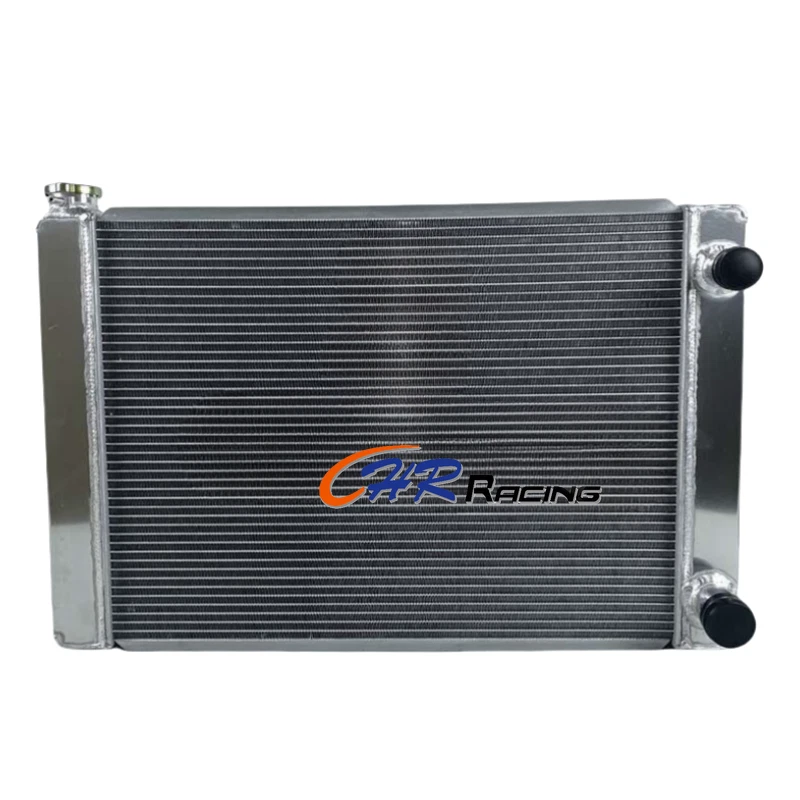 3 Row 24" Core Dual Pass Universal Crossflow Radiator with Fans - Image 2 of 4
