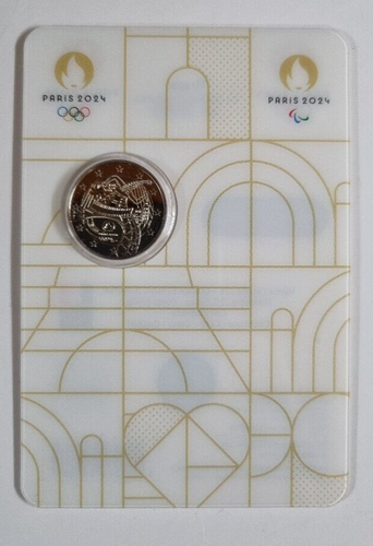 France 2024 coin card 2 euro Olympic and Paralympic Games Paris 2024 - Picture 2 of 9