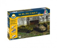 Italeri 1/72 Sd.Kfz.251/1 Ausf. C Fast Assm. Kit Nr 510107516