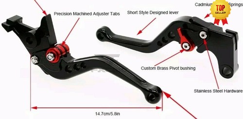 FXCNC CNC Short Clutch Brake Levers For F700GS 2013-2016 F650GS 2008-2012 Black - Picture 12 of 12
