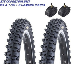 2 Tires tires tyres 24 x 1.95 + 2 Rooms Air MTB Bike Bicycle Bike | eBay
