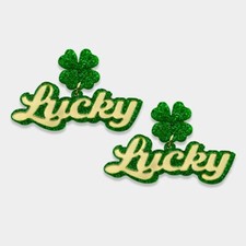 St. Patrick's Jewelry Holiday Season Jewelry 90668 Green Lucky Earring