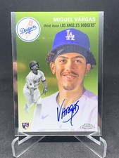2023 Topps Chrome Platinum MIGUEL VARGAS Base Auto Rookie Auto Dodgers 73024