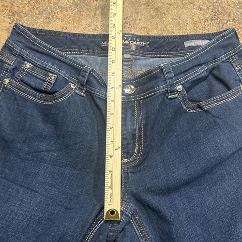 Melissa McCarthy Seven7 Classic Womens Bootcut Jeans 16W Dark Wash Blue Stretch - Picture 4 of 7