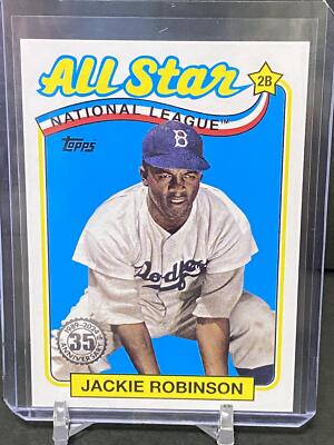 2024 Topps #89ASB-44 Jackie Robinson 1989 Topps 35th Anniversary All ...