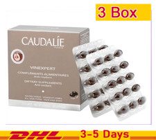 3X Caudalie Vinexpert Dietary Grape Seed White Skin Wrinkles Reduced Anti Aging