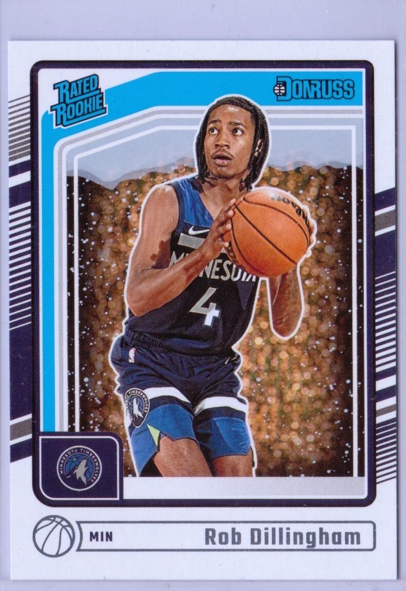 2024-25 Donruss Winter Rated Rookie #204 Rob Dillingham RC - Timberwoles