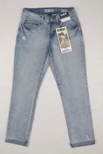 REWASH classic Rise Vintage Reunion Cropped Jeans Sz 1/25 Stretch Distressed