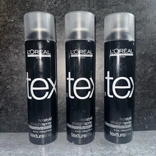 3 Lot L'Oréal  Texture line hot style straight spray Textureline Loreal 8.4 oz