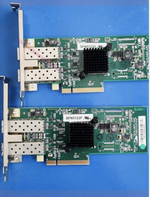 one disassembly Solarflare SFN5122F 10G beautiful condition
