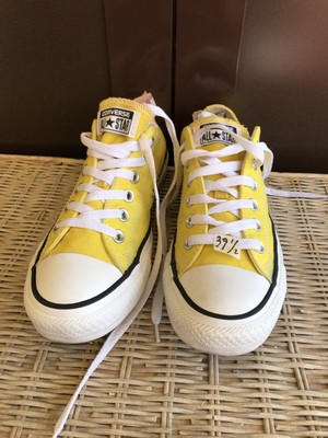 converse basse uomo giallo