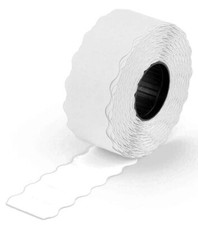 KIT SET 10 Rotoli Etichette Prezzatrice Segna Prezzo 26X12 MM Colore Bianco