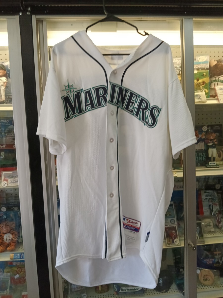 Majestic Lloyd McClendon Game Jersey SEATTLE 2015 MLB Mariners