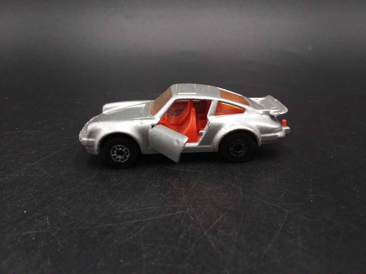 Vintage Matchbox No. 3 Silver Porsche Turbo Superfast 1978 Lesney