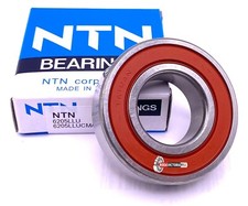 NTN 6205 LLU C3 Deep Groove Ball Bearing, Rubber Sealed 2RS 25x52x15 mm