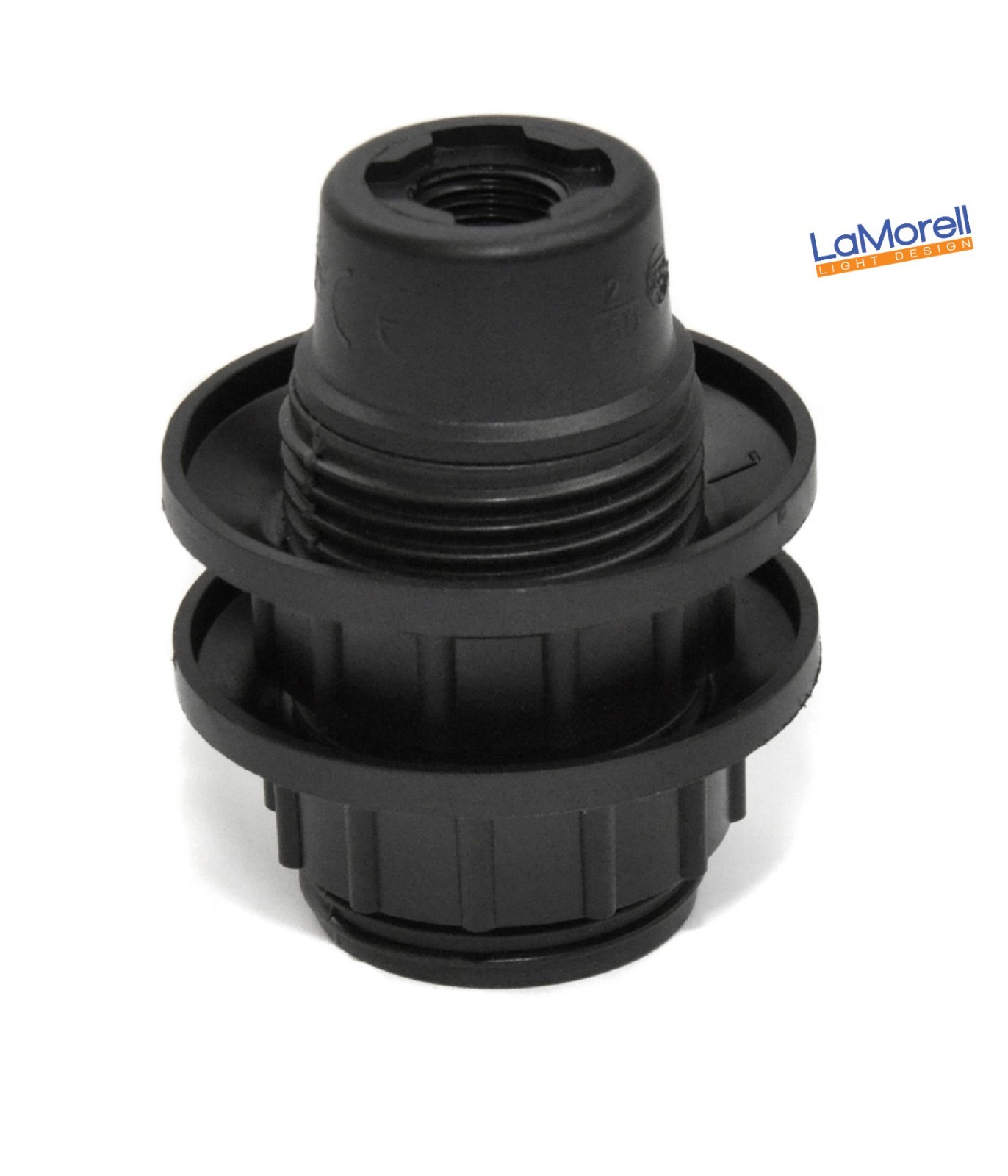 Portalampada E14 Nero 250V In Plastica Aigostar - Foto 3