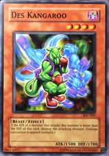 carte YU-GI-OH IOC-005 Des Kangaroo NEUF