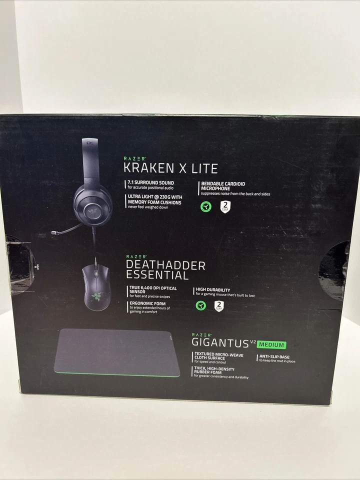 New and Sealed Razer Next Level Bundle - Gaming Headset, Mouse, and Mouse Mat - Image 3 of 4