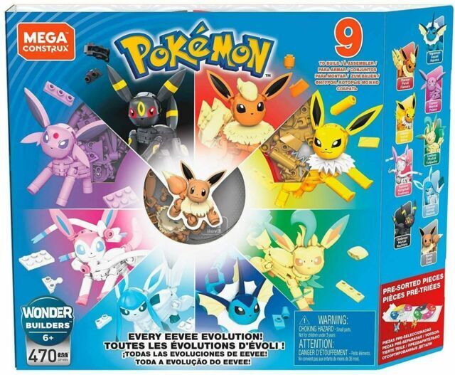 MEGA Construx Building Sets, Pokémon Every Eevee Evolution! - Kids