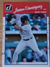 2023 Donruss Baseball Retro Variation Base #253 Jasson Dominguez Reverse Image