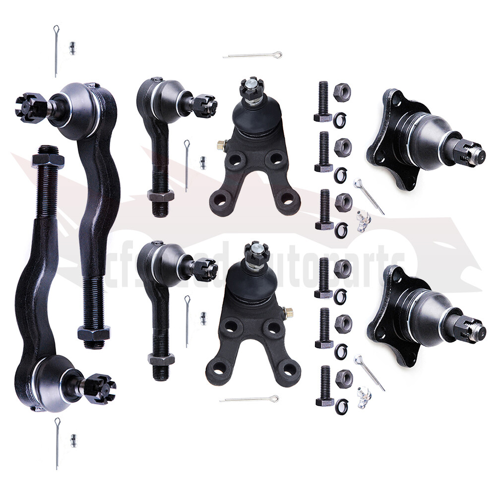 8pcs Upper Lower Ball Joint Tie Rods 1992-2004 Mitsubishi Montero Sport
