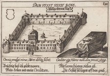 Saarbrücken Philipsbronn Original Kupferstich Meisner 1678