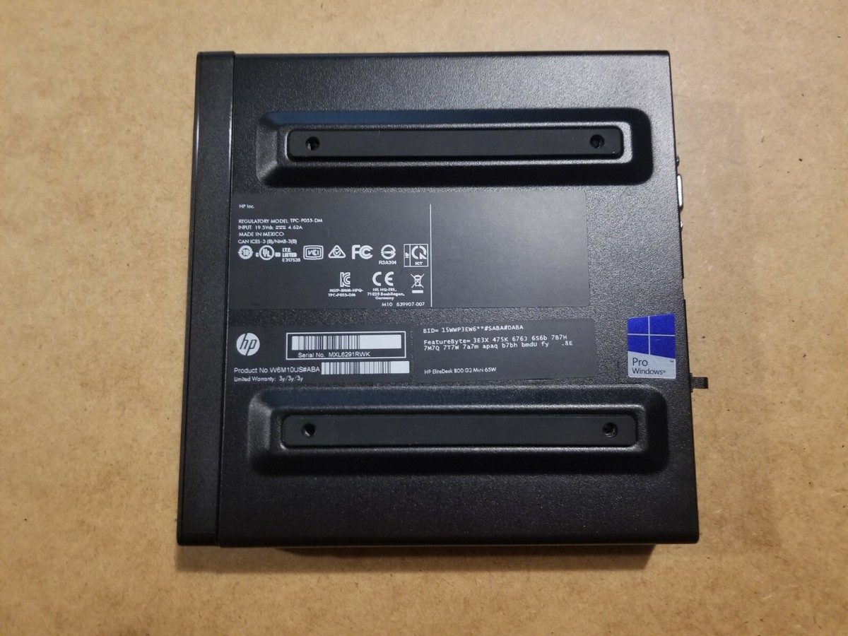 HP EliteDesk 800 G2 Mini Desktop PC i7-6700 8GB RAM 500GB HDD | eBay