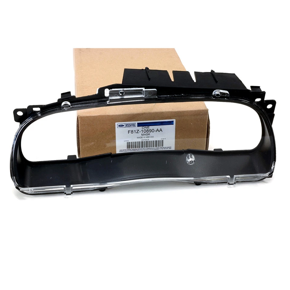 Bisel medidor de cuadro de instrumentos OEM NUEVO con cubierta transparente Super Duty F81Z10890AA Foto 3 de 4