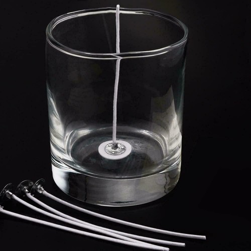 HIGH QUALITY PRE WAXED CANDLE WICKS WITH SUSTAINERS LONG TABBED 150mm CRAFT - Picture 5 of 10