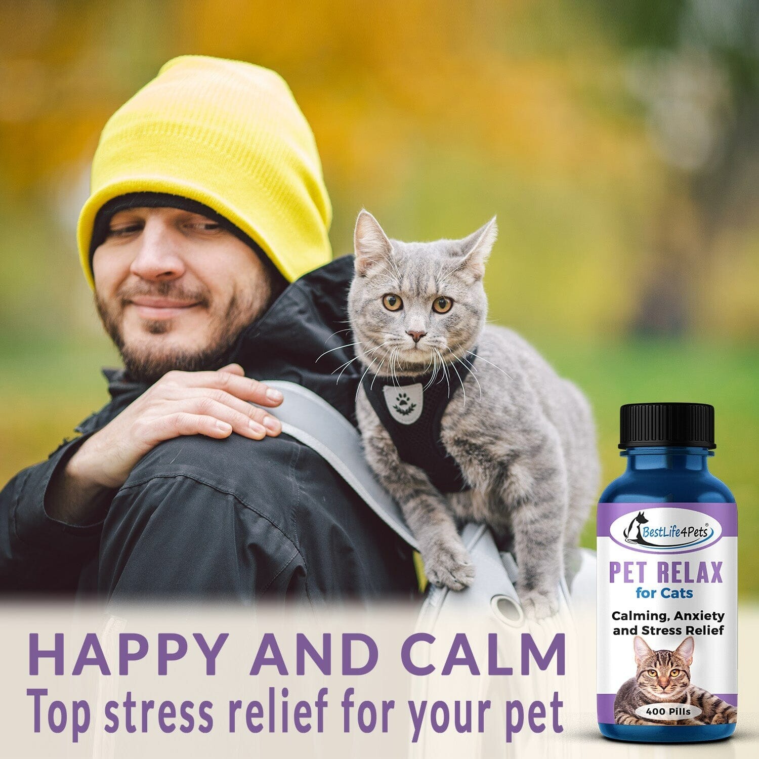 Pet Relax Anxiety and Stress Relief for Cats eBay