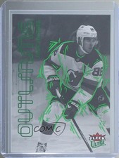 2025-26 Upper Deck Fleer Ultra Outlining Green 2/10 Jack Hughes #OL9of30 08a0