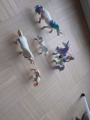 Schleich Bayala 5 Pferde und Eine Figur Set
