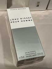 Issey Miyake Mens L  Eau D  Issey Pour Homme 2.5 Fl Oz EDT 2005 VINTAGE FORMULA 