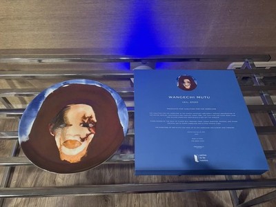 Wangechi Mutu Blossom 2020 Bone China Plate Edition of 250