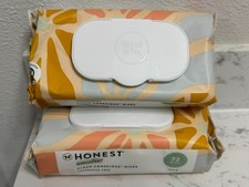 Honest Sensitive Clean Conscious Wipes, Frangrance Free, 4 packs of 72 288 