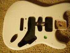 Fender Player Stratocaster Strat Body 2022 bianco polare attacco 2 pt eccezionale!