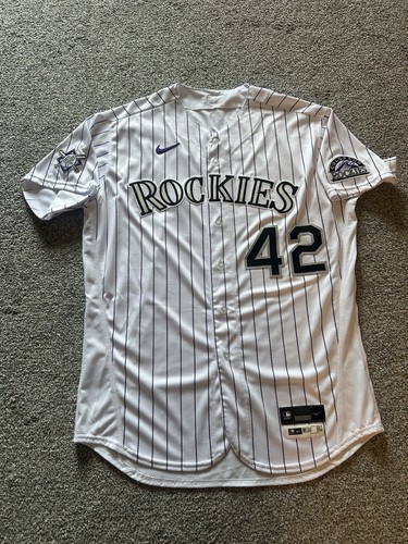 Nike Colorado Rockies Authentic Jackie Robinson Day Jersey #42 Men’s Size 50 